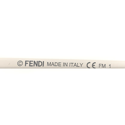 Fendi Metal F is Fendi Printed Run Away Round Frame Sunglasses FF 0343/S White 5 of 7
