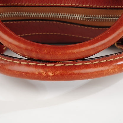 Chloe Calfskin Edith Satchel Whiskey 9 of 9