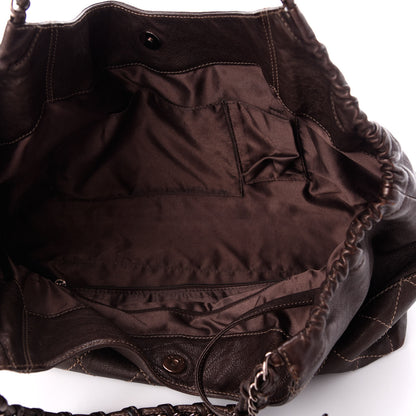 Chanel Metallic Calfskin Baby Coco Cabas Bronze 5 of 11