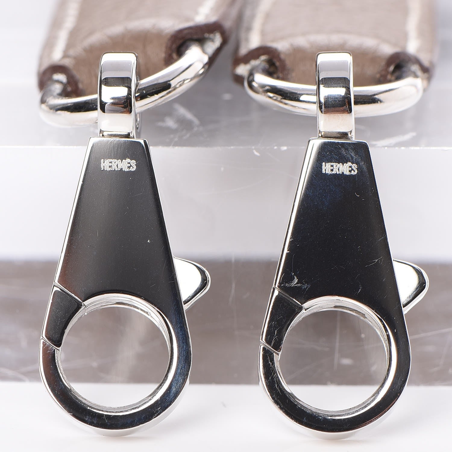 Hermes Taurillon Clemence Retourne Kelly 40 Etoupe 26 of 36