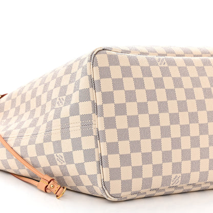 Louis Vuitton Damier Azur Neo Neverfull GM Rose Ballerine 8 of 9