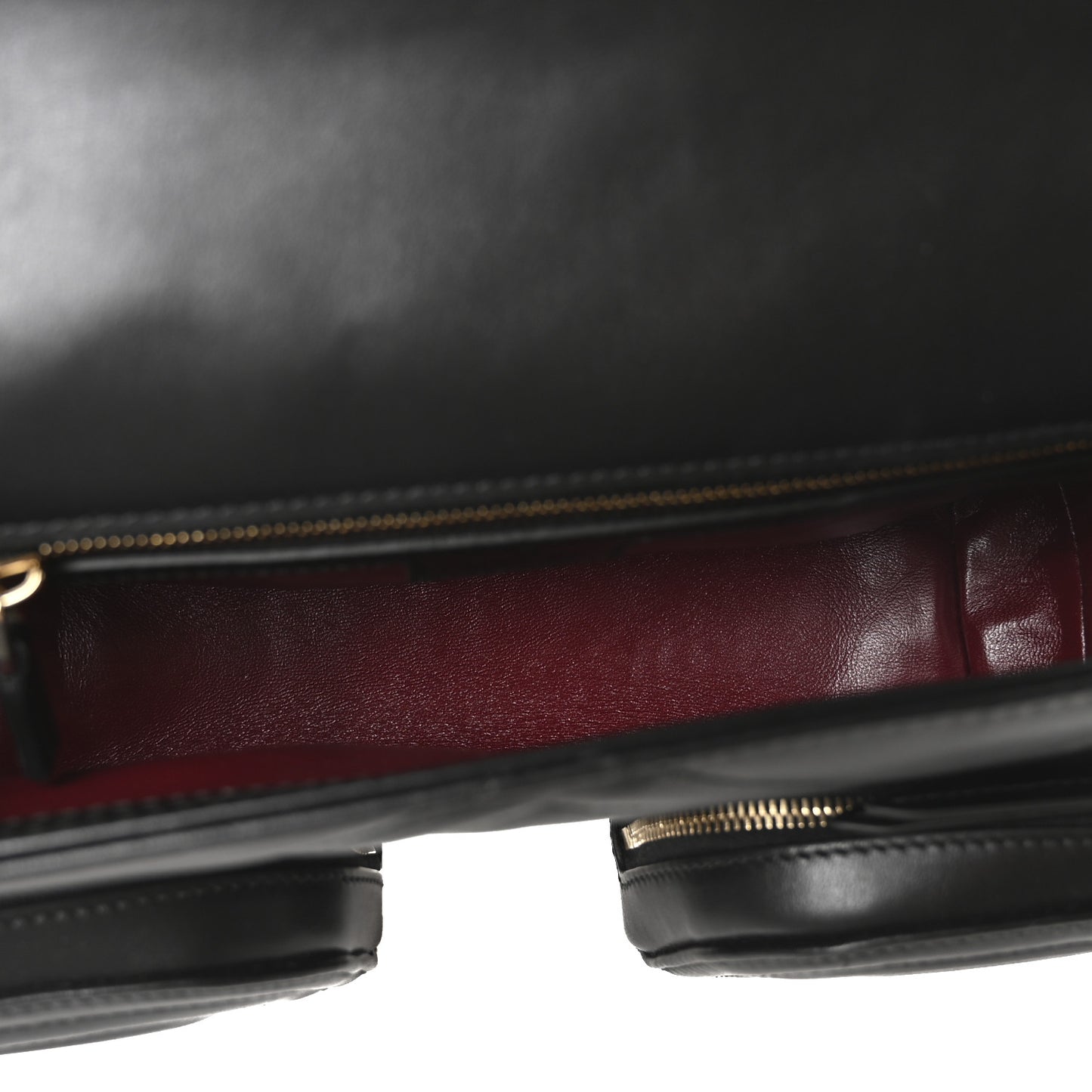 Calfskin Matelasse Small GG Marmont Multi Pocket Shoulder Bag Black