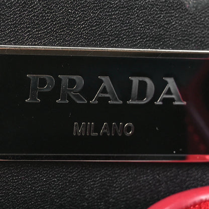 Prada Soft Calf Bucket Bag Rosso 7 of 11