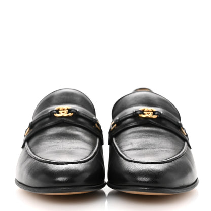 Gucci Calfskin Womens Interlocking G Horsebit Loafers 37 Black 3 of 11