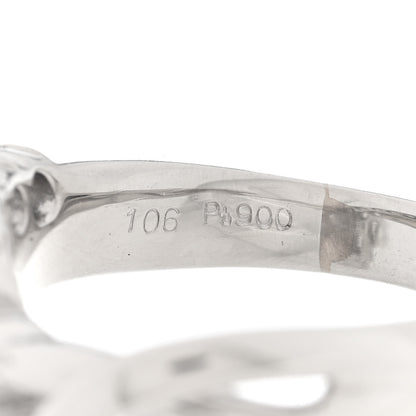 Parker & West by FASHIONPHILE Platinum Diamond 1.06ctw Flower Ring 52 6 9 of 9