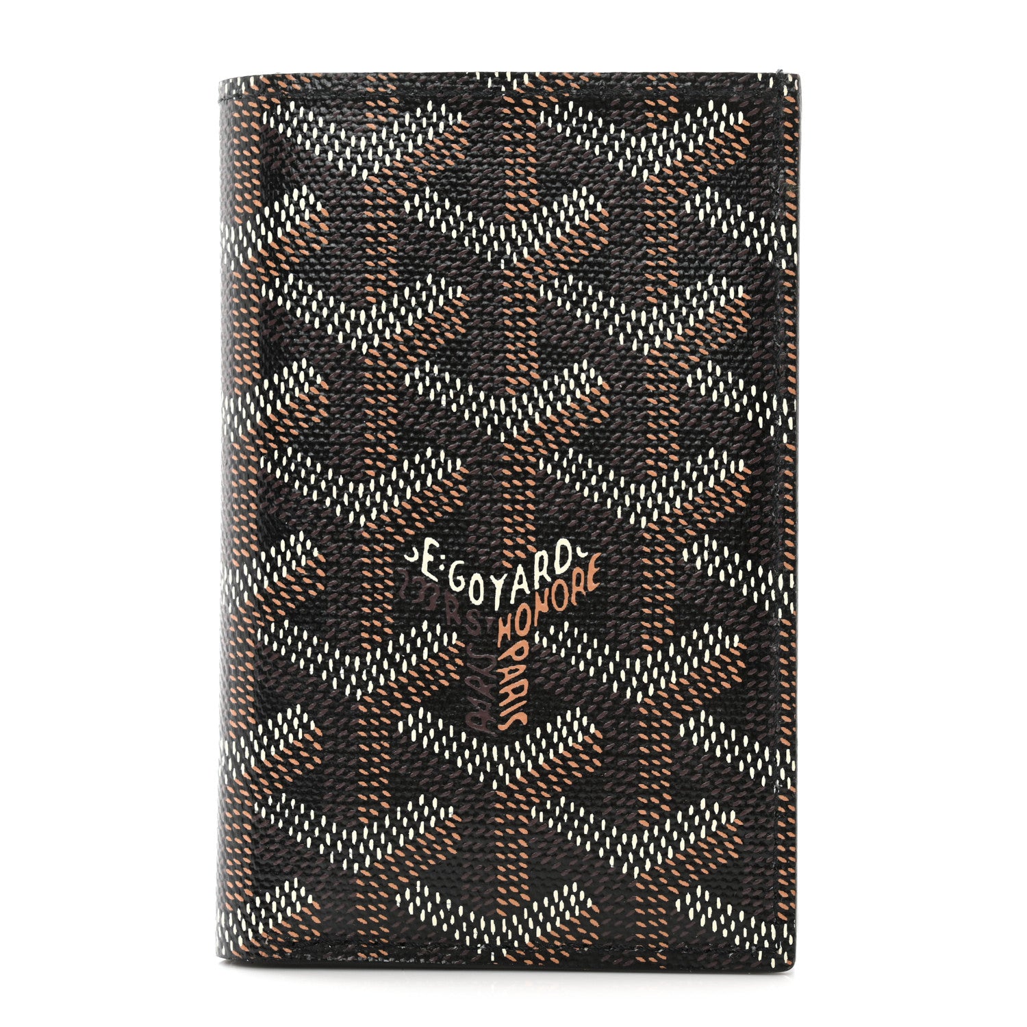 Goyard Goyardine Saint Pierre Card Holder Black 1 of 6