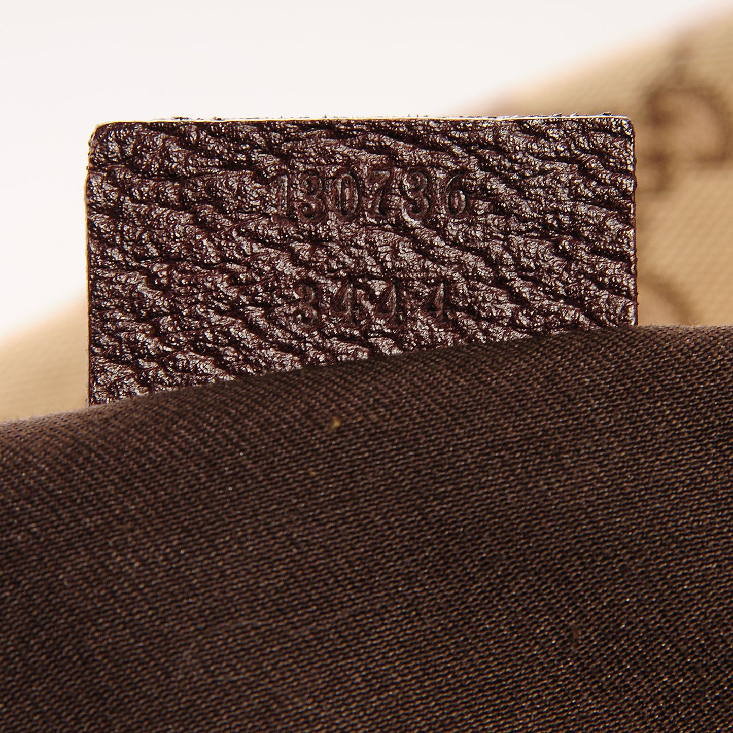 Monogram Medium Abbey Shoulder Bag Dark Brown