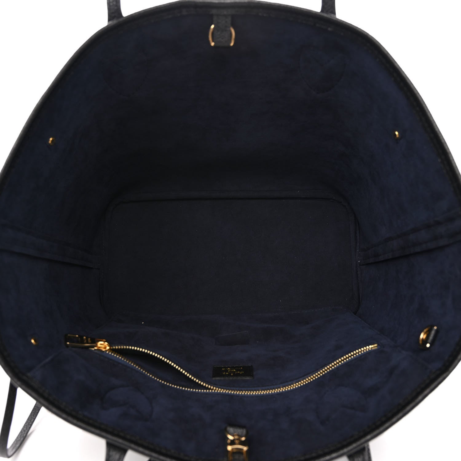Louis Vuitton Empreinte Monogram Giant Neverfull MM Black 6 of 11