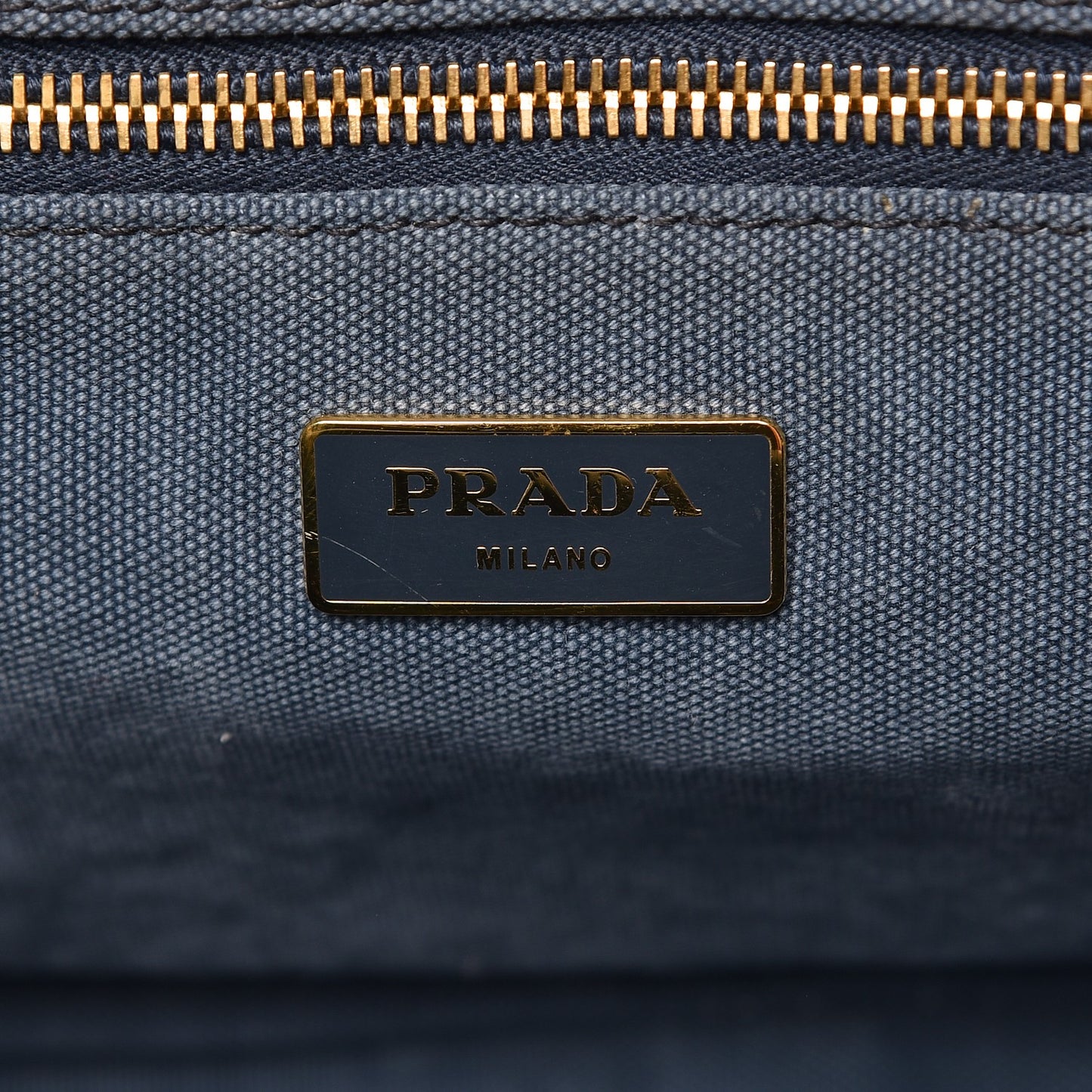 Canvas Canapa Logo Tote Blue