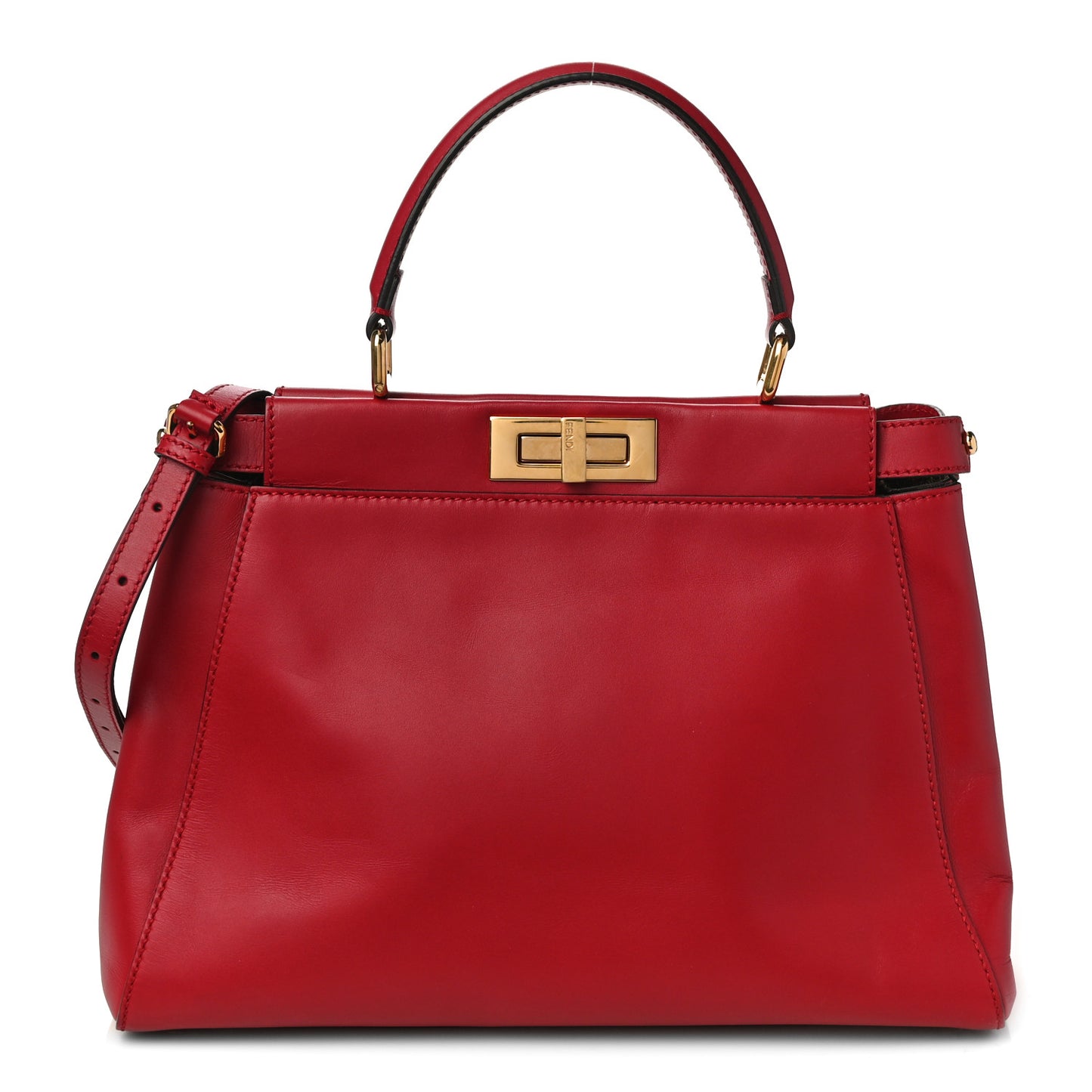 Vitello Morgan Fabric Jacquard Pequin Medium Peekaboo Iconic Satchel Mattone Tobacco Black