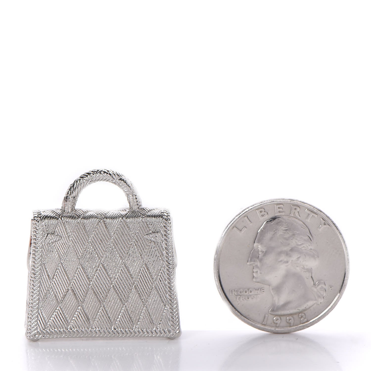 Hermes Palladium Kelly Curiosite Charm 2 of 4
