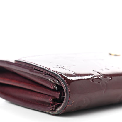 Louis Vuitton Vernis Sarah Wallet Rouge Fauviste 10 of 23