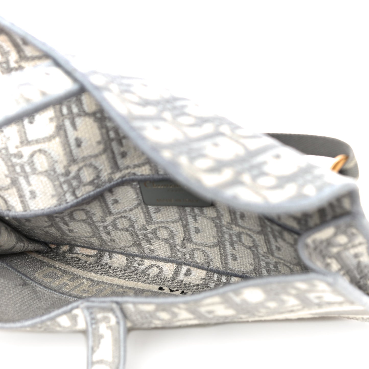 Oblique Slim Saddle Pouch Grey