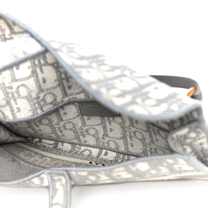 Christian Dior Oblique Slim Saddle Pouch Grey 5 of 11