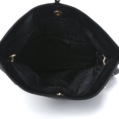 Chanel Lambskin Coco Ball Fold Over Bag Black 5 of 11