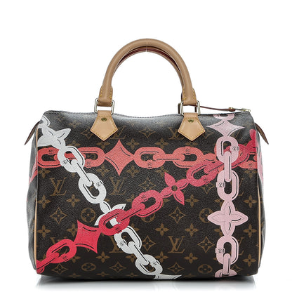 Louis Vuitton Monogram Bay Speedy 30 Rose Ballerine Poppy 1 of 6