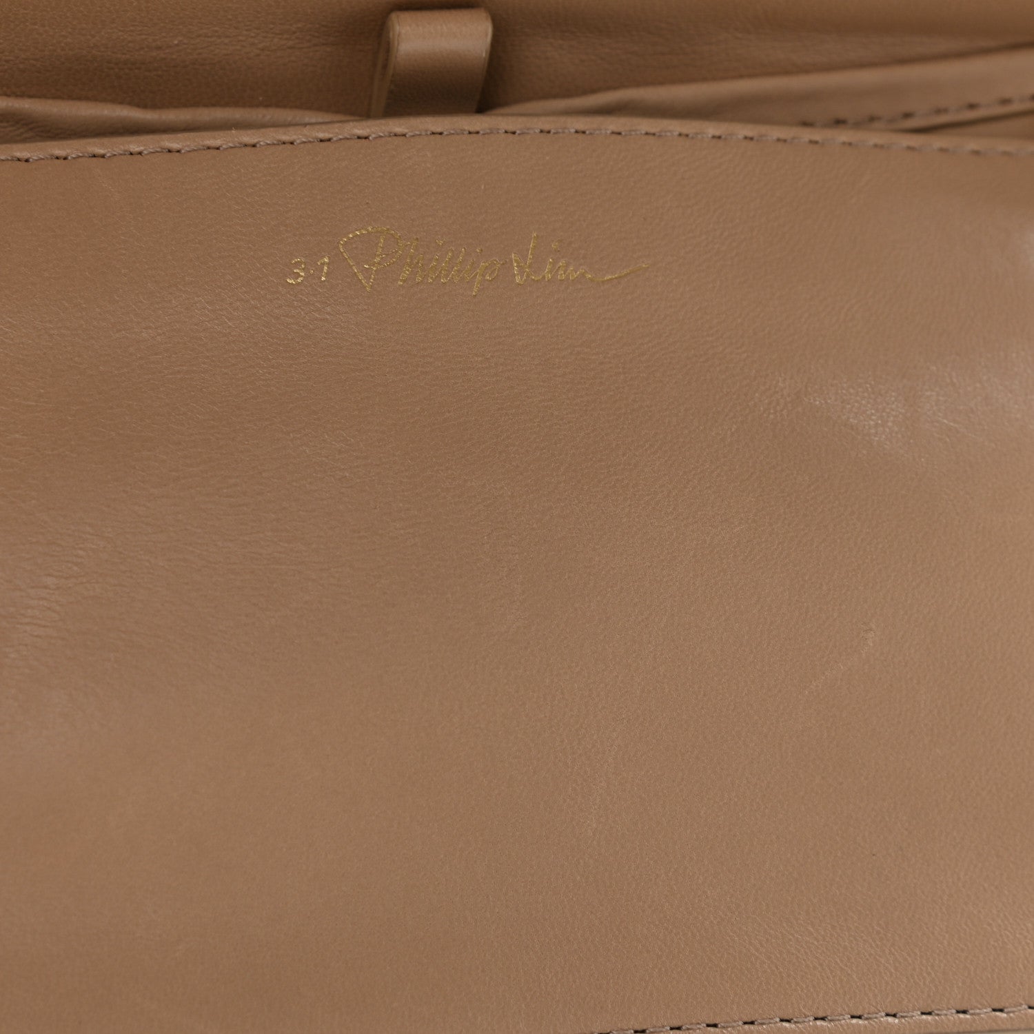 3.1 Phillip Lim Calfskin Alix Soft Flap Clutch Fawn 12 of 14