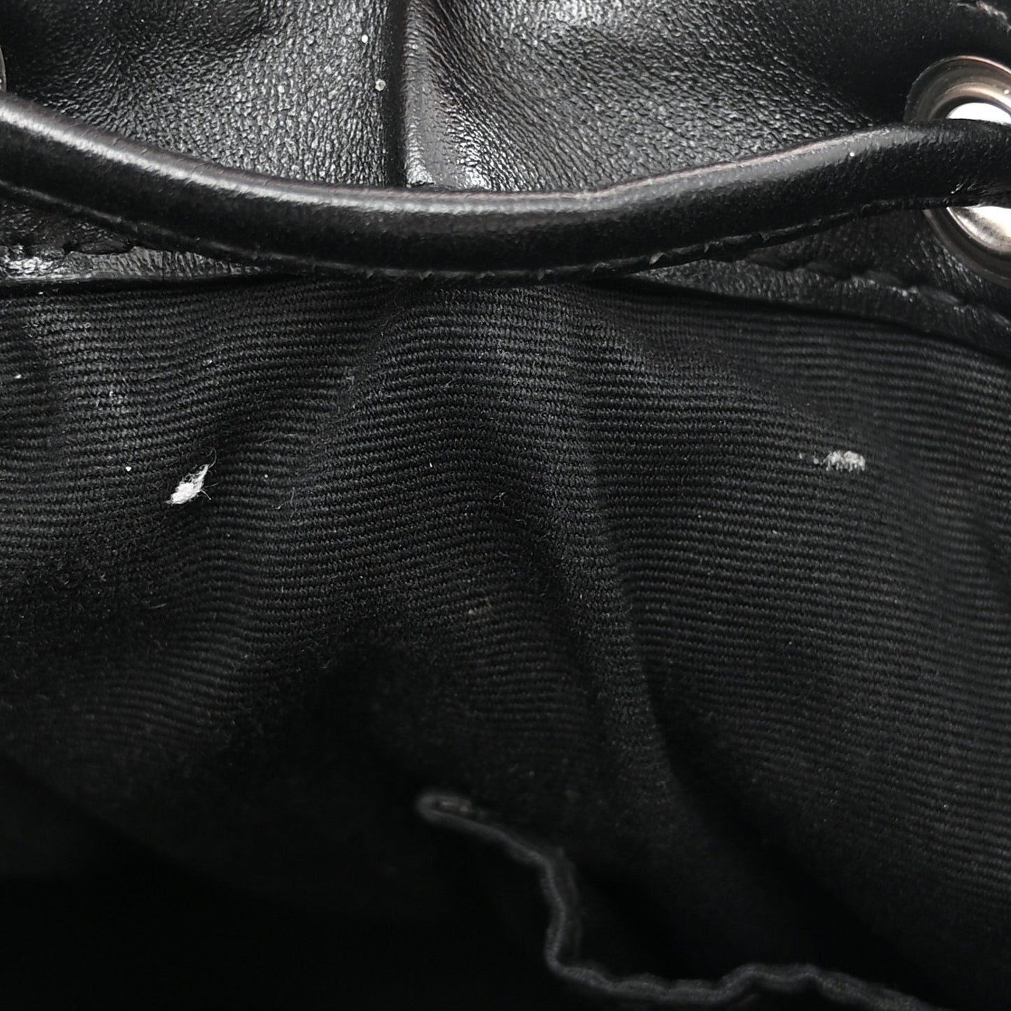 Calfskin Y Quilted Monogram Small Loulou Backpack Black