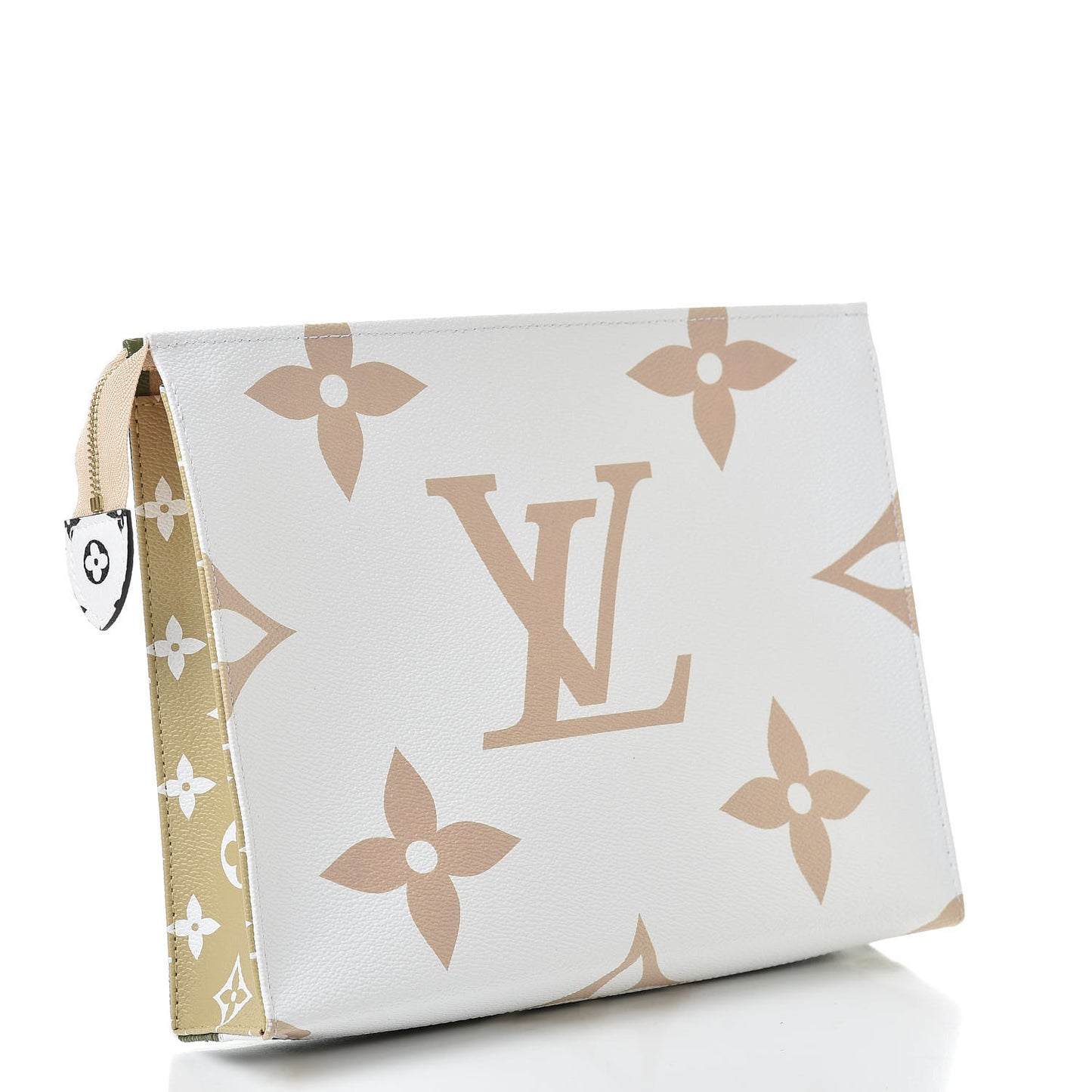 Monogram Giant Toiletry Pouch 26 Kaki