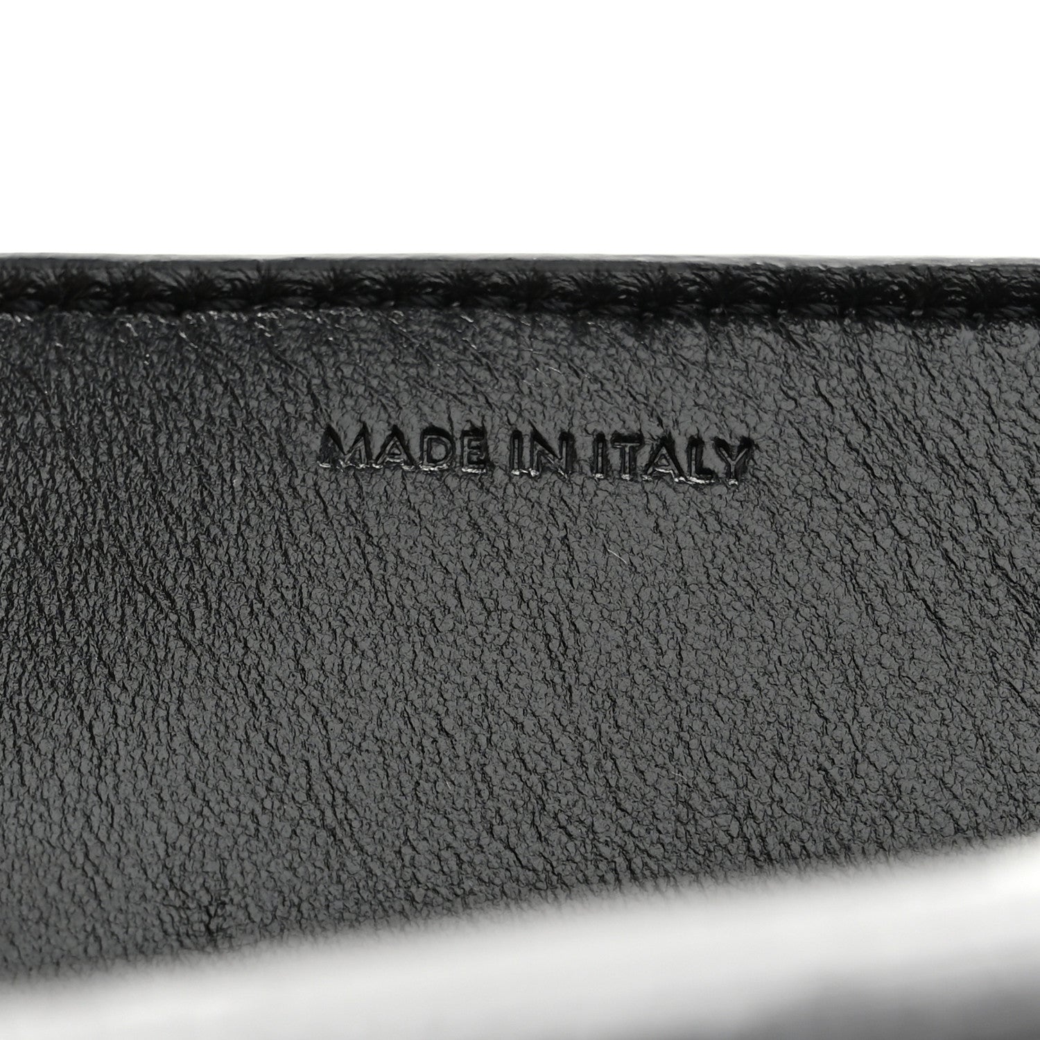 Celine Shiny Lizard Maillon Triomphe Clutch Black 7 of 7