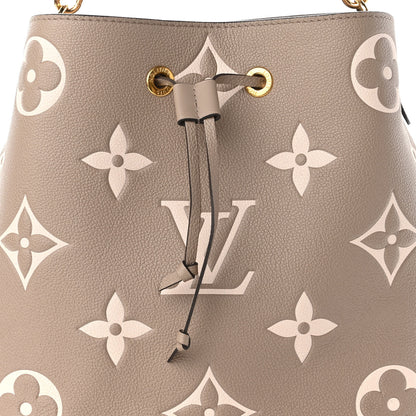 Louis Vuitton Empreinte Monogram Giant Neonoe MM Tourterelle Creme 8 of 10