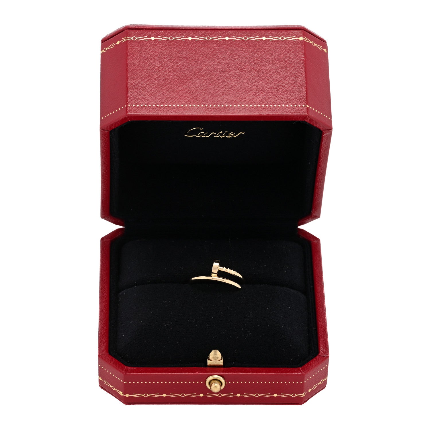 Cartier 18K Yellow Gold Small Juste Un Clou Ring 46 3.75 5 of 5