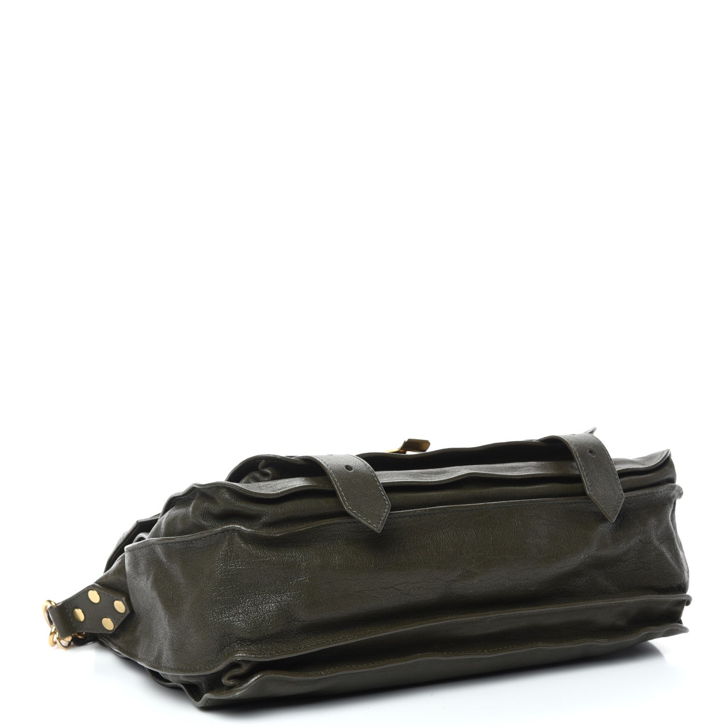 Proenza Schouler Lambskin Medium PS1 Satchel Dark Olive 4 of 10