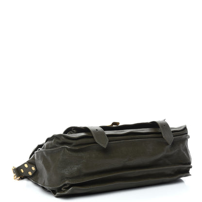 Proenza Schouler Lambskin Medium PS1 Satchel Dark Olive 4 of 10