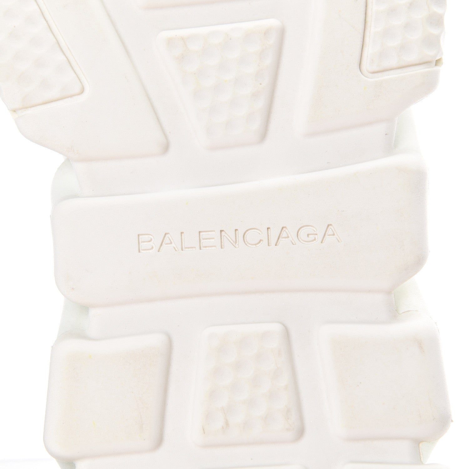 Balenciaga Neoprene Rubber Tressee Womens Tess S Speed Trainer Weaving Sneakers 40 Vert D'Eau White Black 6 of 8