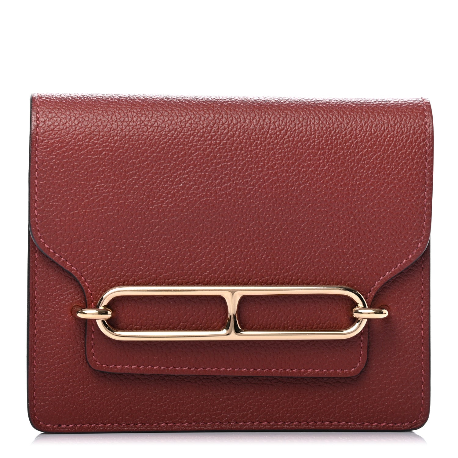 Hermes Evercolor Roulis Slim Wallet Rouge H 2 of 8