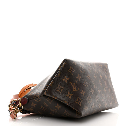 Louis Vuitton Monogram Beaubourg Hobo Mini Bordeaux Red Peach Safran Blue Jean Blue 4 of 11