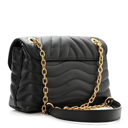 Louis Vuitton Calfskin LV New Wave Chain Bag Black 2 of 11