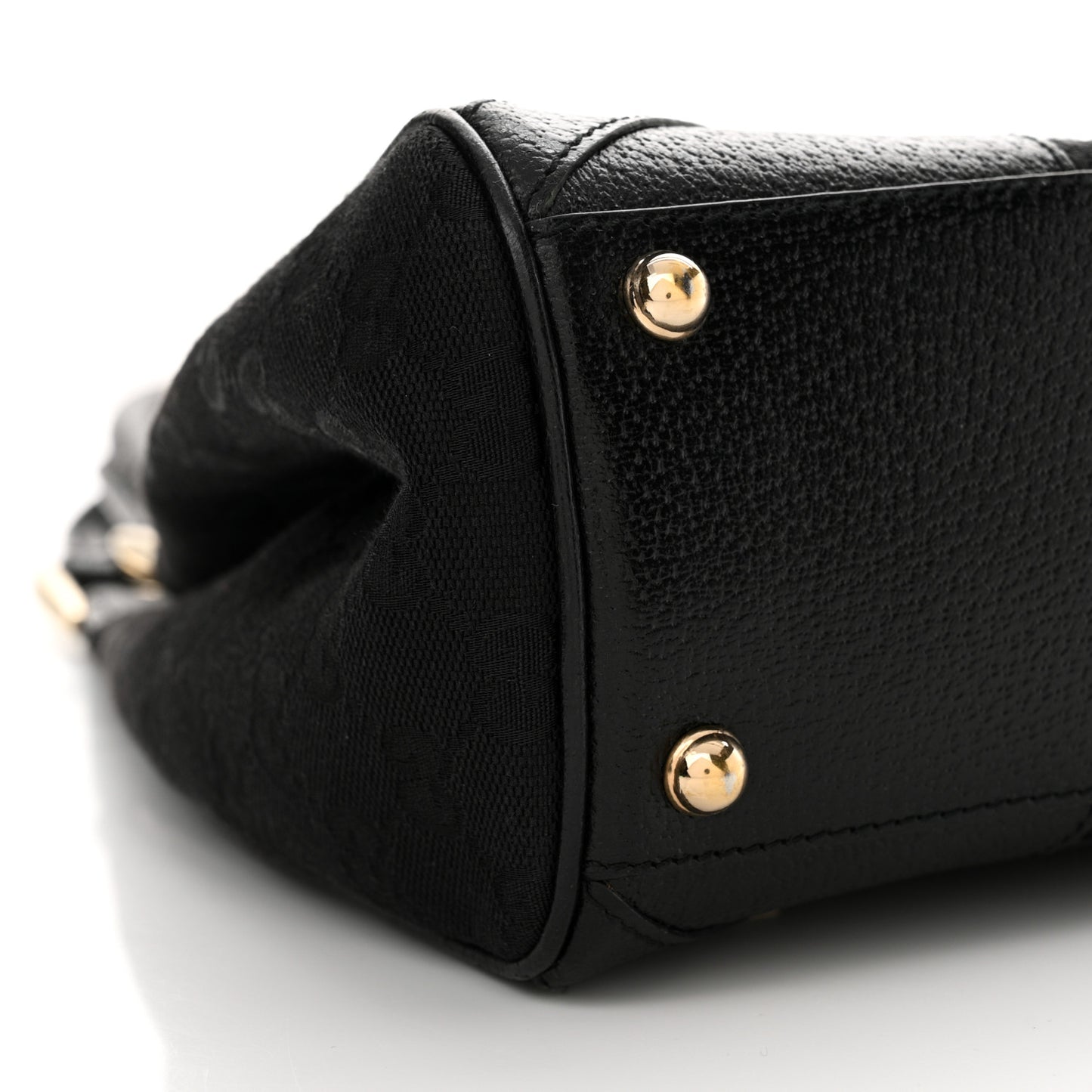 Monogram Calfskin Large Bardot Tote Black