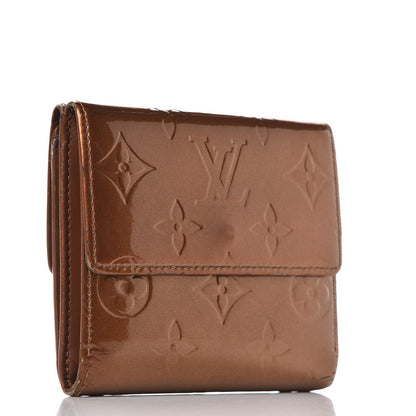 Louis Vuitton Vernis Elise Wallet Bronze 3 of 13