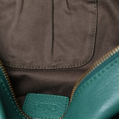 Chloe Calfskin Large Marcie Satchel Emerald 23 of 23