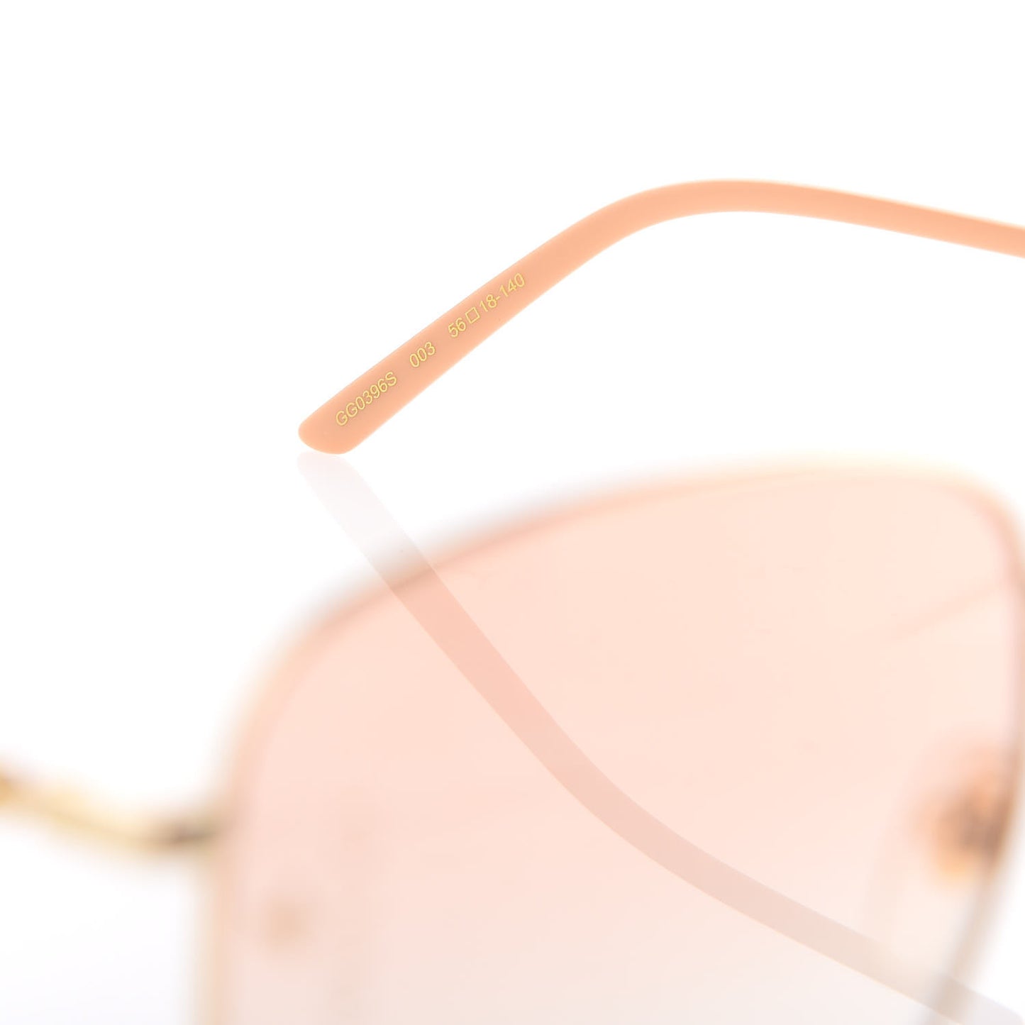 Oversized Sunglasses GG0396S Gold