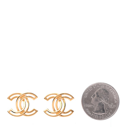 Chanel Metal Obazine CC Earrings Gold 2 of 4