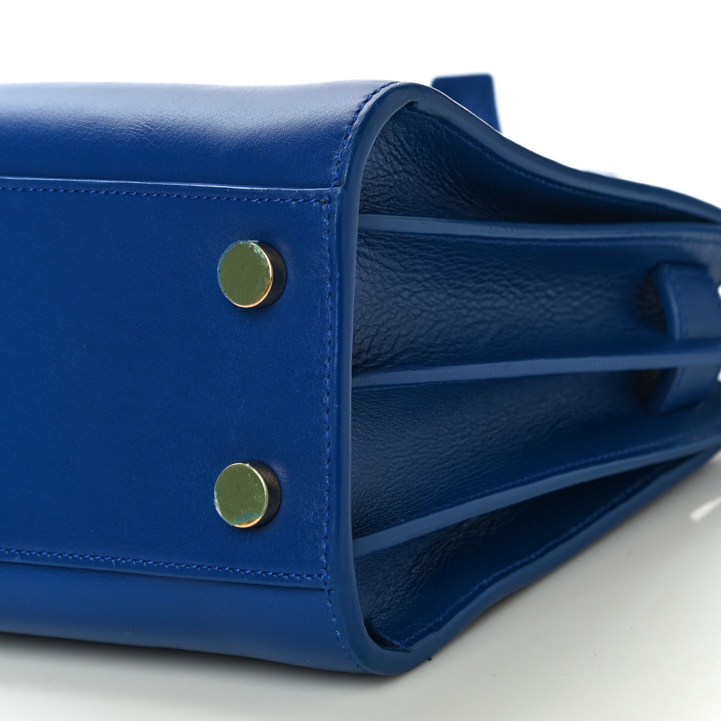 Calfskin Nano Sac De Jour Royal Blue