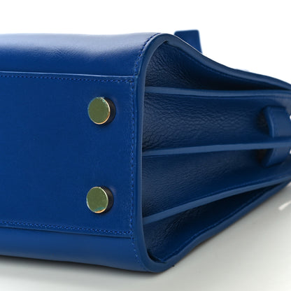 Saint Laurent Calfskin Nano Sac De Jour Royal Blue 9 of 9