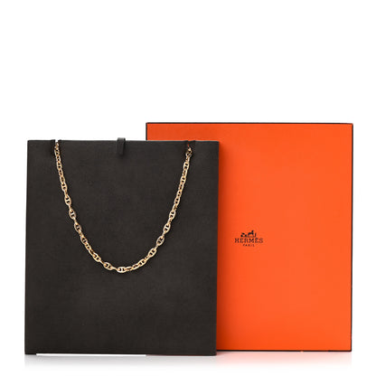 Hermes 18K Yellow Gold TPM Chaine D'Ancre Necklace 5 of 5