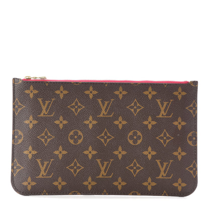 Louis Vuitton Monogram Neverfull MM GM Pochette Pivoine 1 of 9