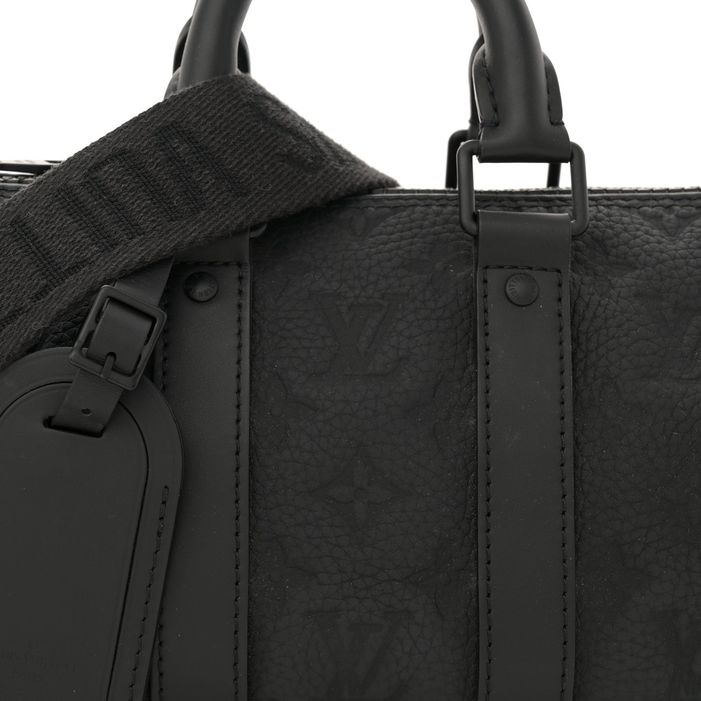 Monogram Taurillon Keepall Bandouliere 25 Black