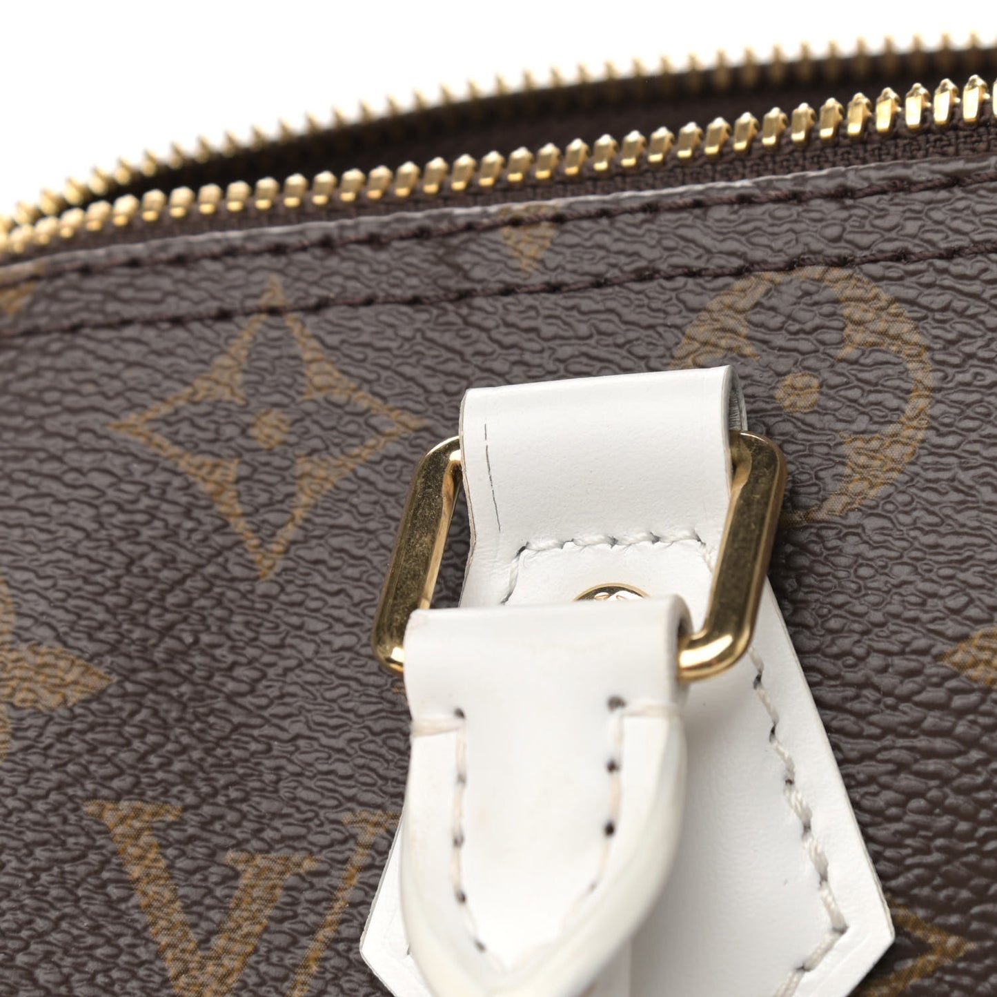 Monogram LV Match Speedy Bandouliere 25 White