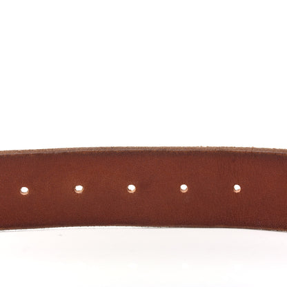 Gucci Faded Calfskin Double G 40mm Belt 95 38 Cuir 3 of 5