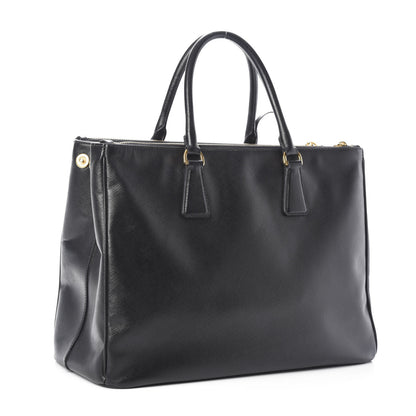 Prada Saffiano Large Galleria Double Zip Tote Black 3 of 9