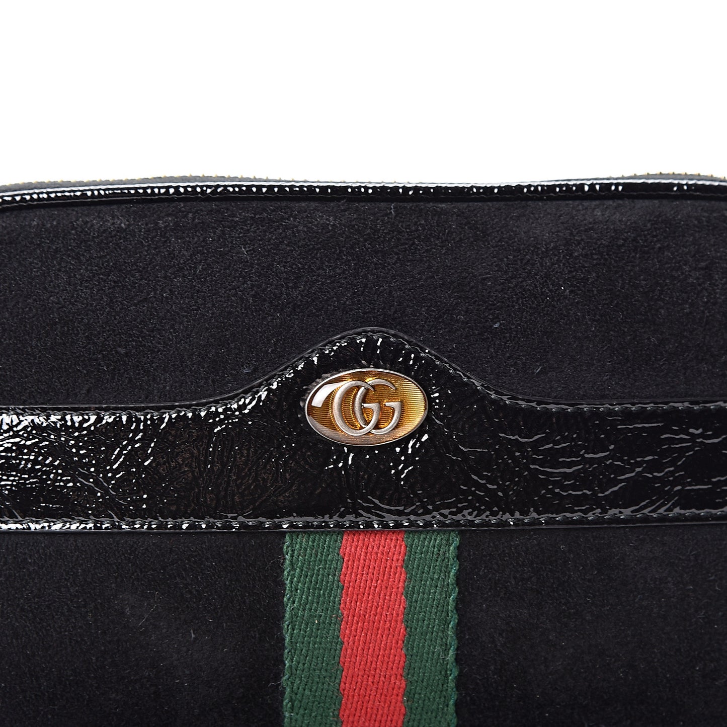 Suede Patent Ophidia Belted iPhone Case 75 30 Black