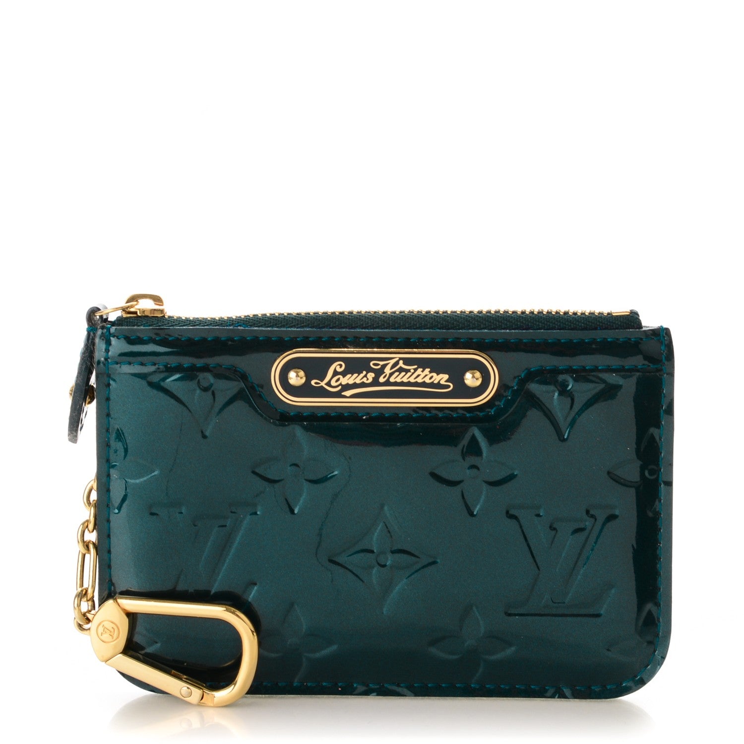 Louis Vuitton Vernis Key Pouch Blue Nuit 1 of 6