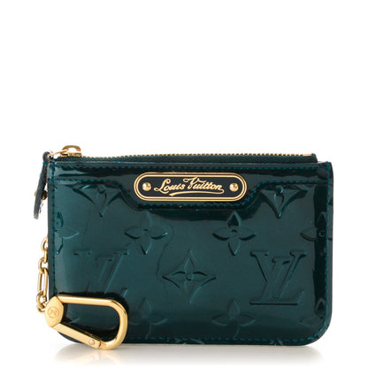 Louis Vuitton Vernis Key Pouch Blue Nuit 1 of 6