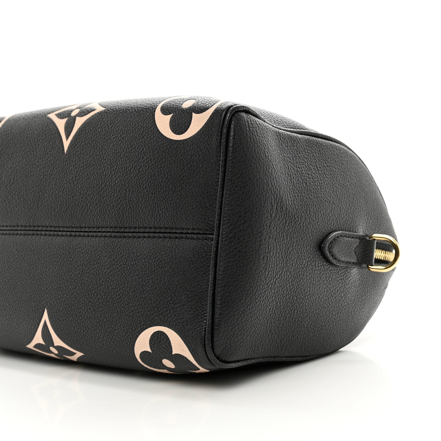 Empreinte Monogram Giant Speedy Bandouliere 25 Black Beige