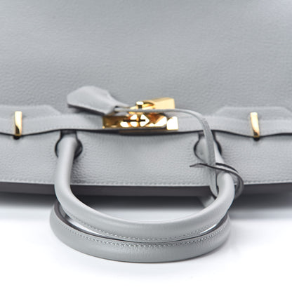 Hermes Togo Birkin 30 Gris Mouette 32 of 33